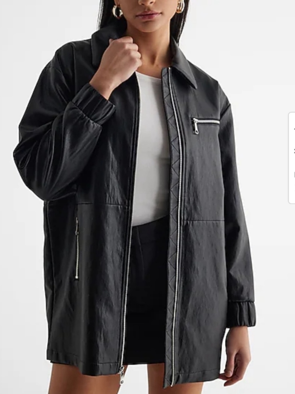 Express Faux Leather Jacket